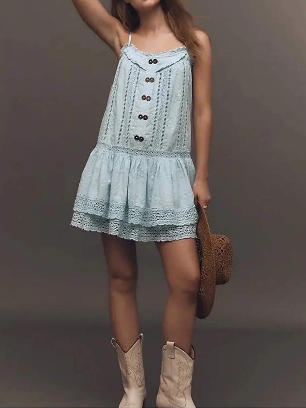 Anthroplogie Lace mini dress - Picture 4 of 6